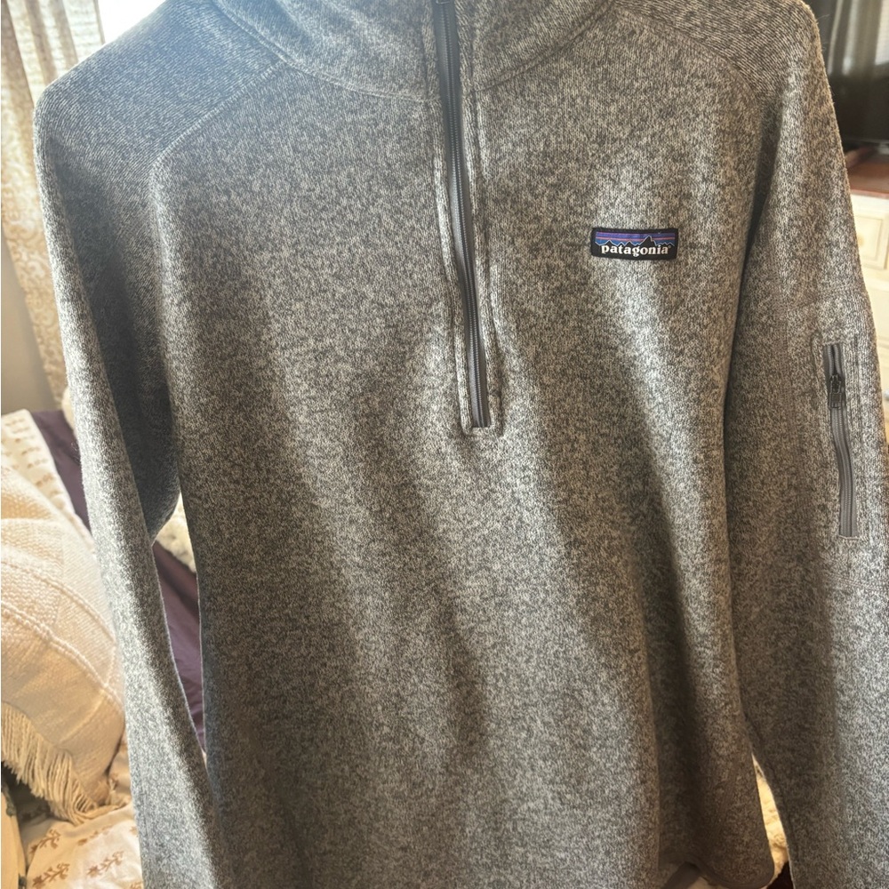 Patagonia Heather Gray Fleece Jacket